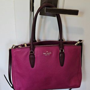Kate Spade Shoulder/Crossbody Bag Deep Magenta